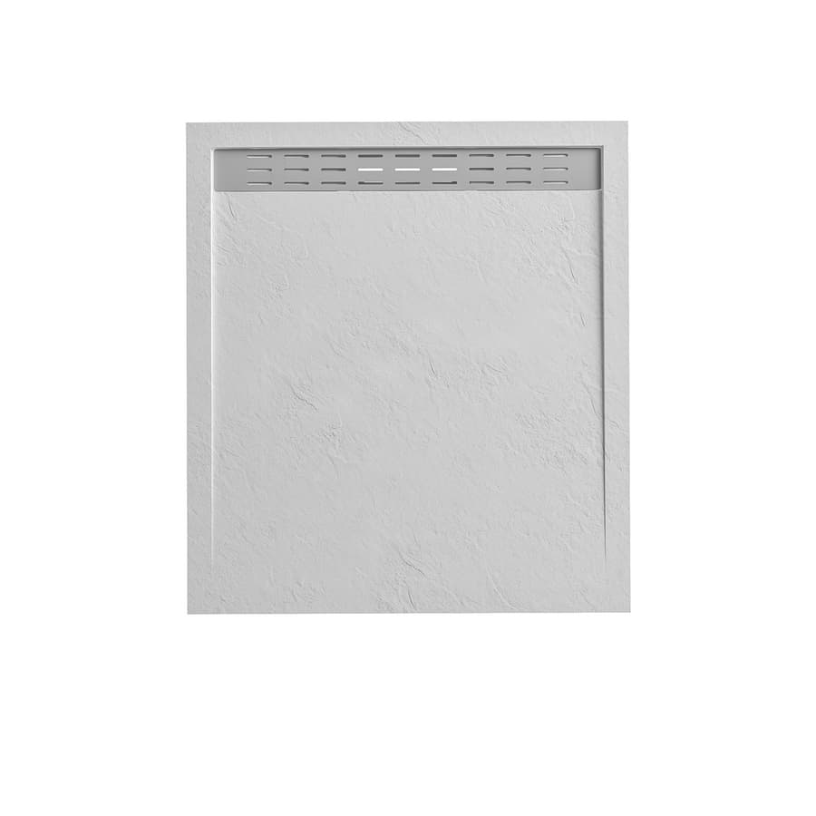 Duschplatte mit Duschrinne Verosan+ 100 x 90 cm weiß